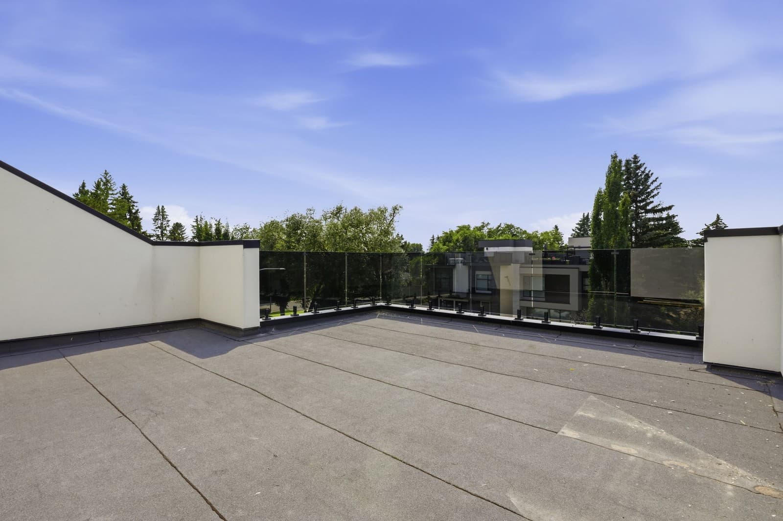 The rooftop terrace