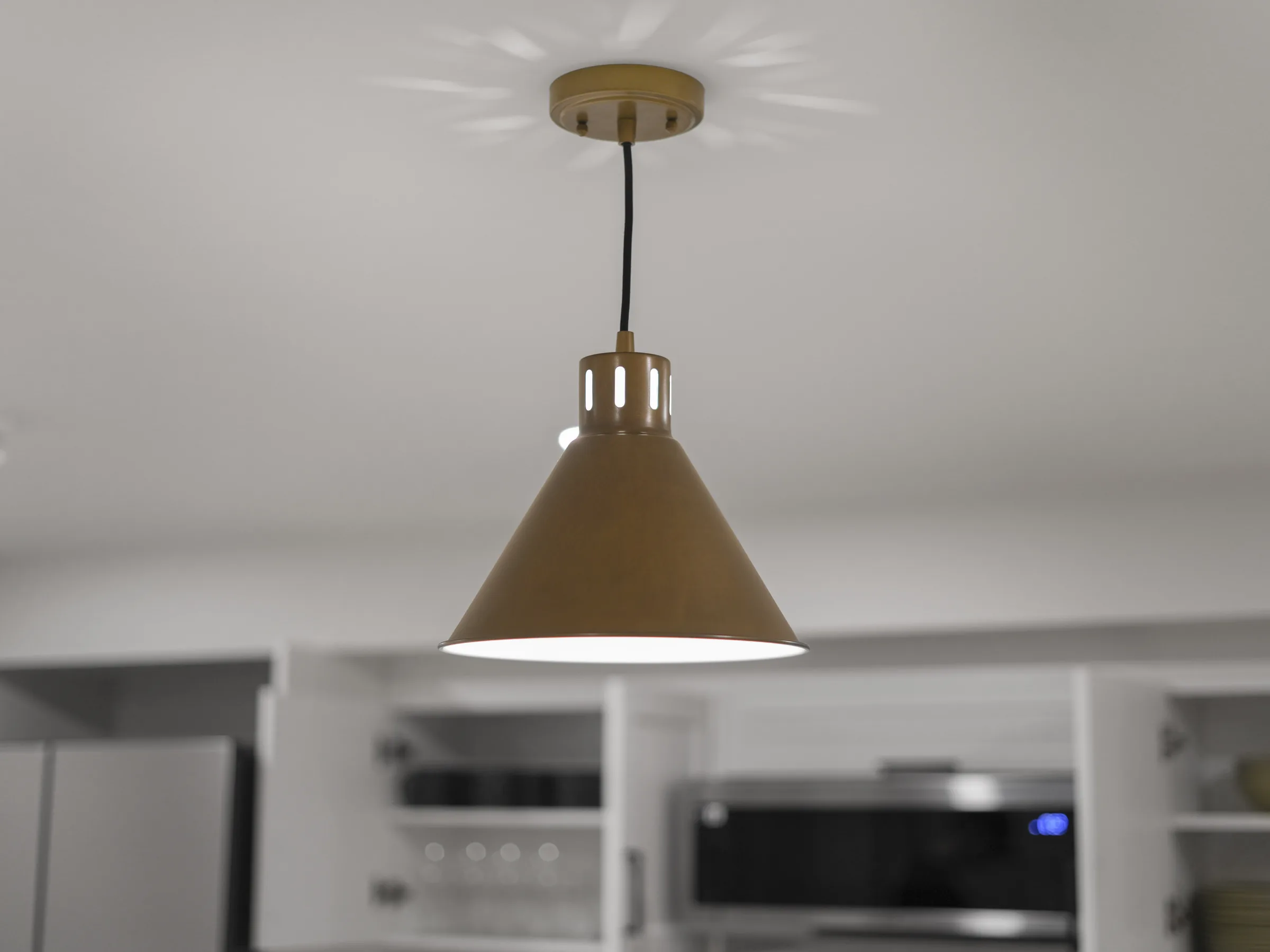 Pendant light close-up