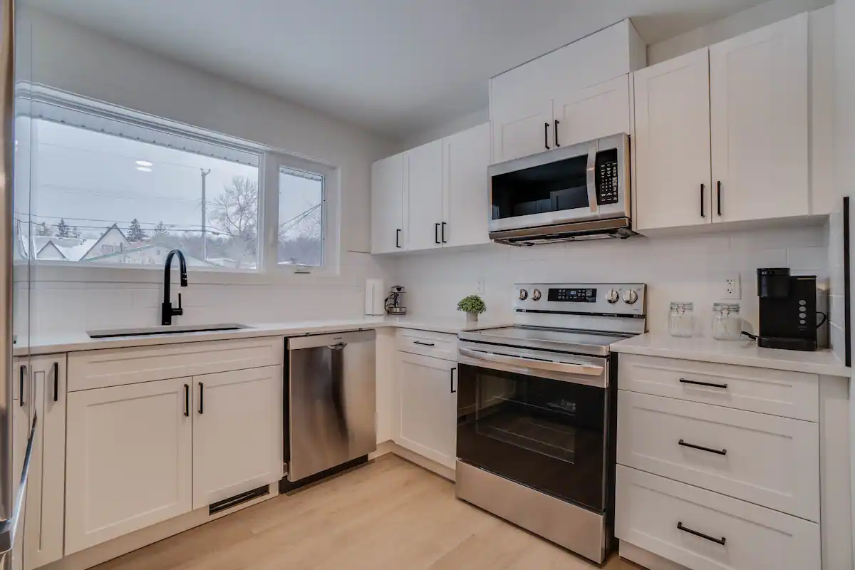 Kitchen from the dining side