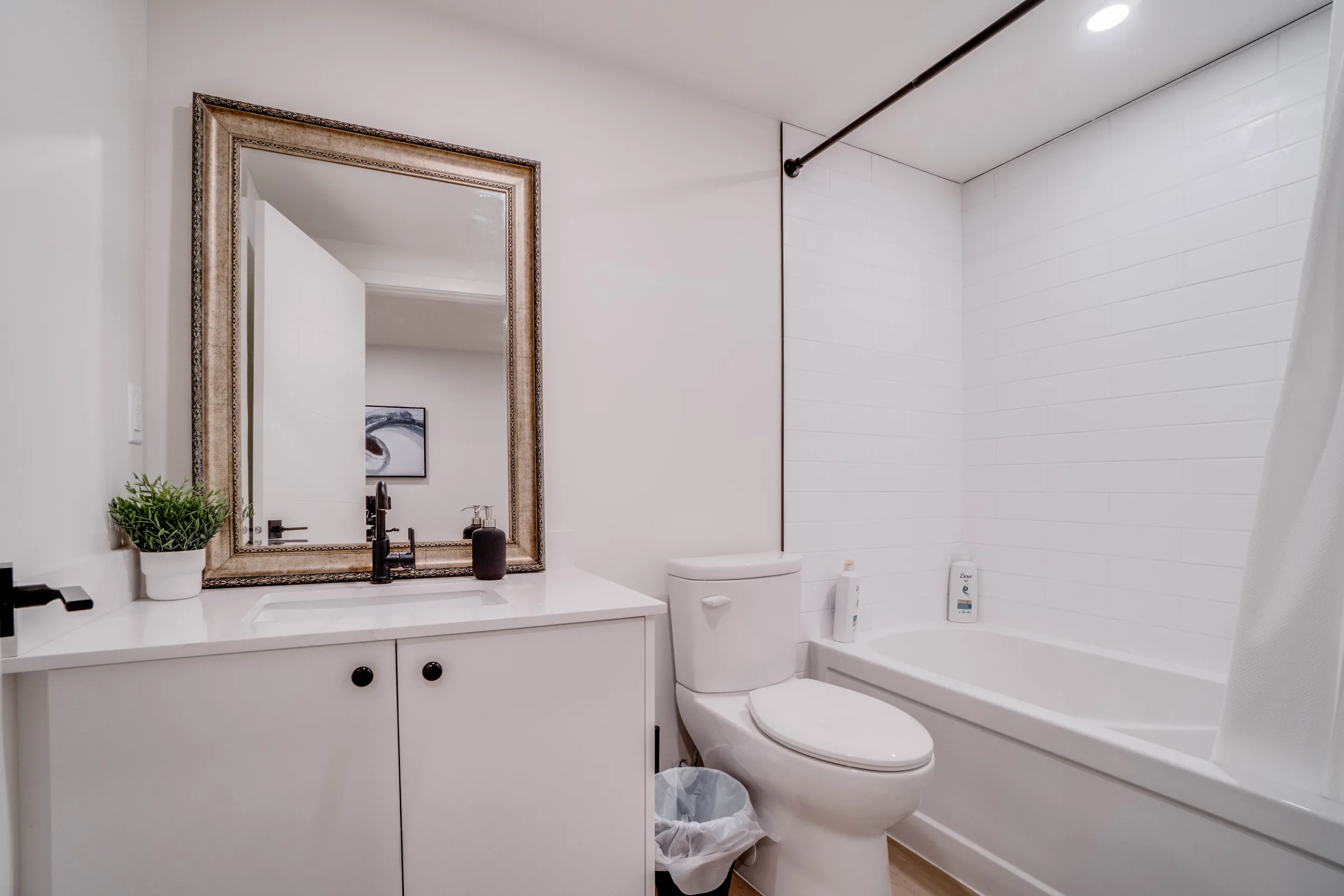 Basement suite, bath